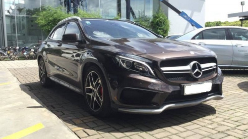 Bán Mercedes Benz GLA 45 AMG 4Matic Turbo, màu nâu, sản xuất 2015, đăng ký cuối 12/2015