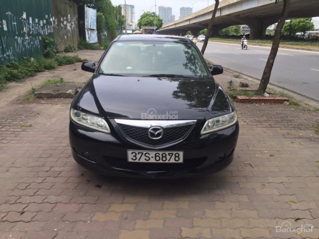 Bán Mazda 6 sản xuất 2005, màu đen, xe đi ít zin 100%, giá cạnh tranh