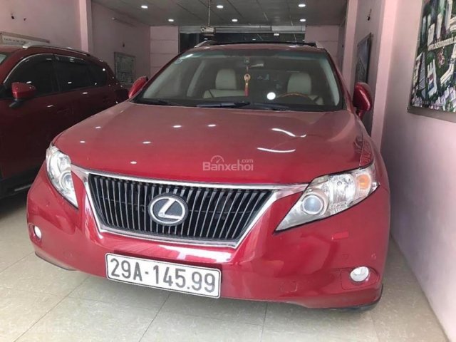 Cần bán Lexus RX350 sản xuất năm 2010, màu đổ, nội thất kem cực sang