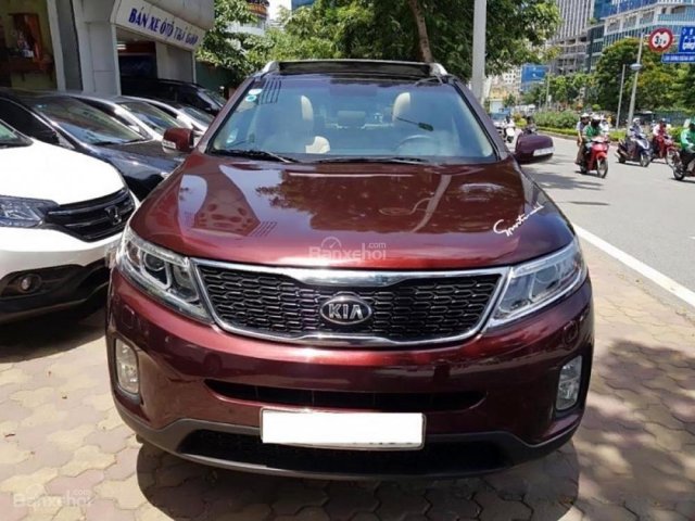 Cần bán lại xe Kia Sorento GATH sản xuất 2016, màu đỏ số tự động