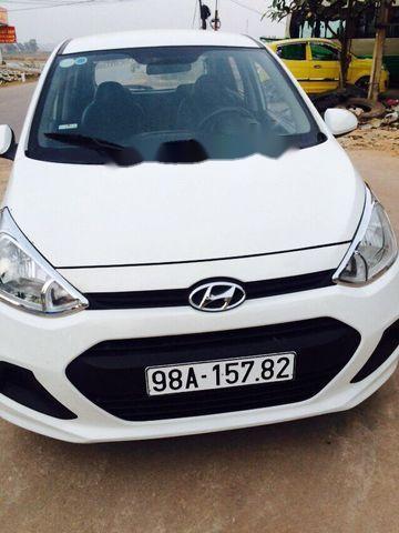 Bán xe Hyundai Grand i10 năm 2013, màu trắng  0