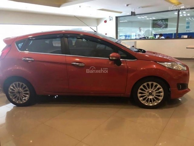 Bán Ford Fiesta đời 2014 màu cam, phiên bản cao cấp nhất động cơ 1.0L Ecoboost, 5 cửa