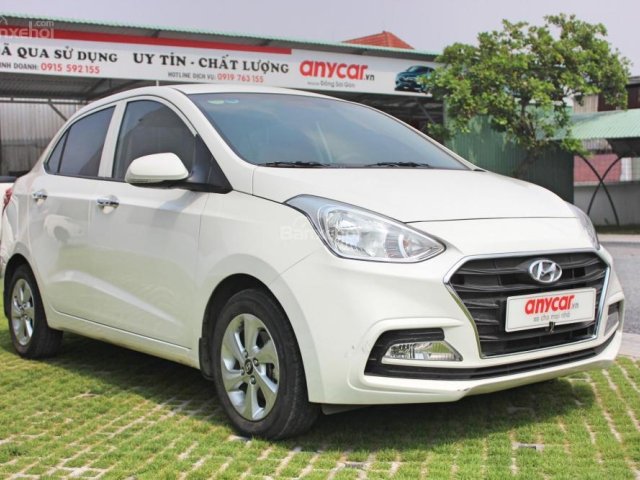 Bán ô tô Hyundai i10 Grand 1.2AT đời 2017, màu trắng