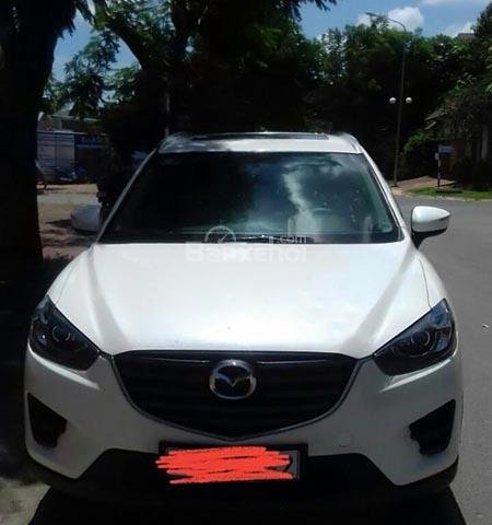 Bán Mazda CX 5 2.5 AT đời 2016, màu trắng số tự động, giá 840tr