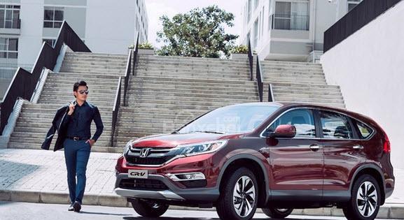 Cần bán Honda CR V 2.4 AT đời 2016, màu đỏ