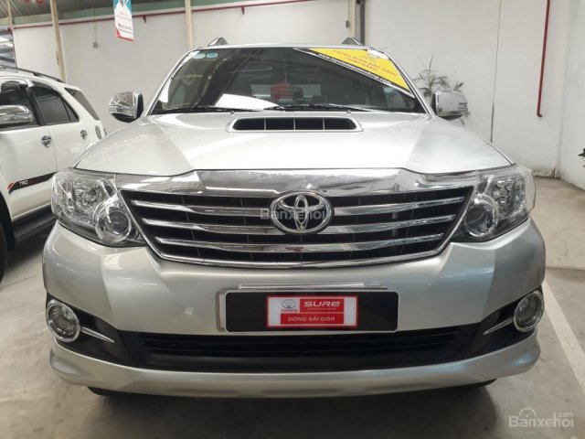 (Hãng) Bán Toyota Fortuner 2.5G máy dầu, số sàn 2016, màu bạc, bảo hành chính hãng