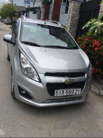 Bán xe Chevrolet Spark LTZ 2013, màu bạc