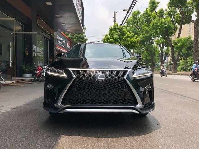 Bán Lexus RX 350 Fsport đời 2018, màu đen, nhập khẩu mới 100%