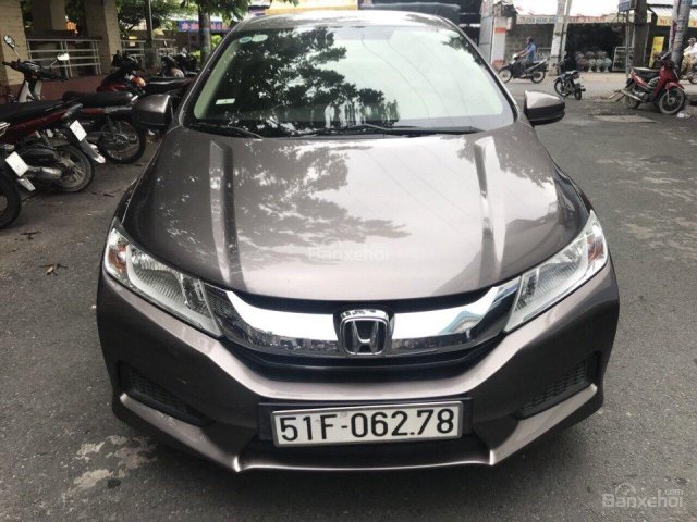 Bán Honda City 1.5MT, màu nâu titan sản xuất 2015 biển Sài Gòn 1 chủ