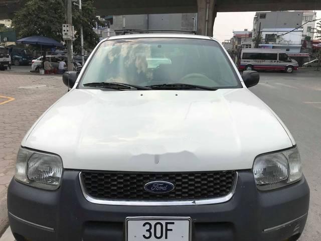 Bán Ford Escape XLT AT 3.0 2 cầu điện 4x4 số tự động, đk 2002, màu trắng