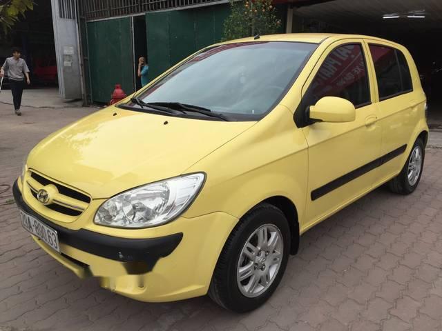 Bán ô tô Hyundai Getz 1.1AT năm sản xuất 2008, màu vàng, nhập khẩu  