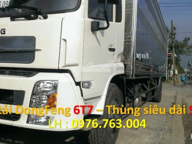 Bán xe Dongfeng 6.7T, thùng kín 9m3, vay vốn trả góp, giá tốt tại Miền Nam