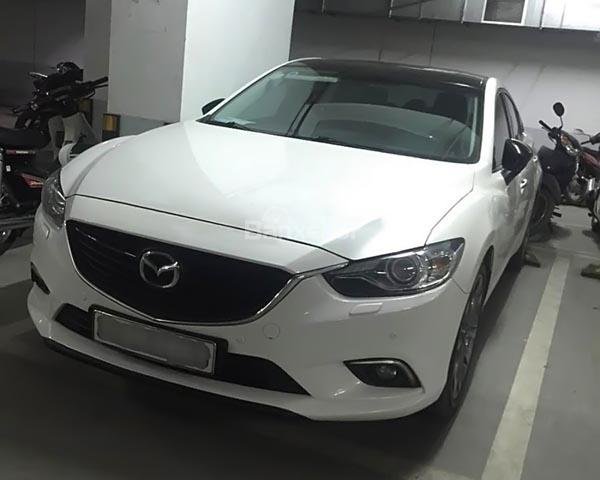 Bán Mazda 6 2.0AT đời 2015, màu trắng giá cạnh tranh