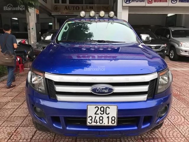 Cần bán Ford Ranger XLS 2.2L 4x2 AT sản xuất năm 2014, màu xanh lam, nhập khẩu chính chủ, 535 triệu