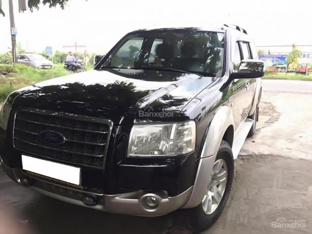 Cần bán Ford Everest 2.5L 4x2 MT 2007, màu đen, giá 362tr