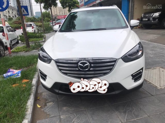 Cần bán Mazda CX 5 2.5 đời 2017, màu trắng, giá tốt