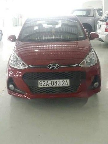 Cần bán lại xe Hyundai Grand i10 1.0 MT HB sản xuất 2017, màu đỏ, giá chỉ 349 triệu