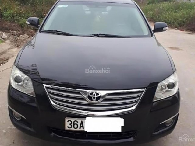 Cần bán lại xe Toyota Camry 2.4G 2007, màu đen như mới, 520 triệu