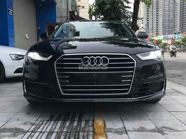 Bán Audi A6 năm sản xuất 2016, màu đen, một chủ sử dụng từ mới