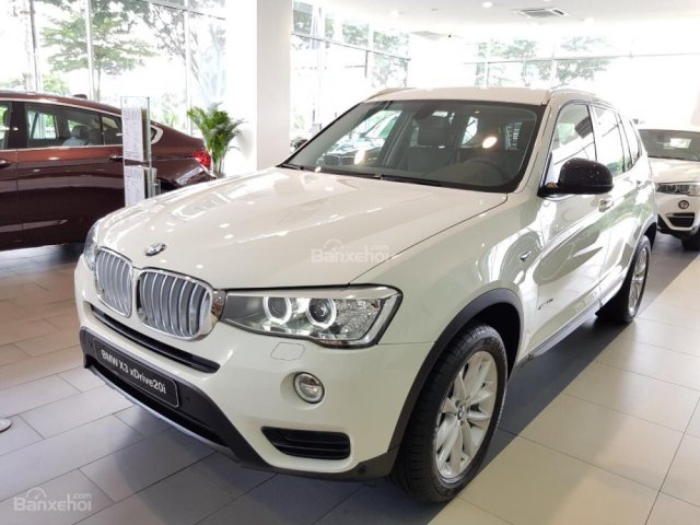 Bán BMW X3 đời 2017 màu trắng chính hãng, giá 1 tỷ 999 triệu, nhập khẩu mới 100%