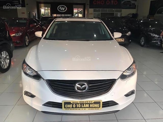 Bán xe Mazda 6 màu trắng, tên tư nhân chính chủ sản xuất 11.2016