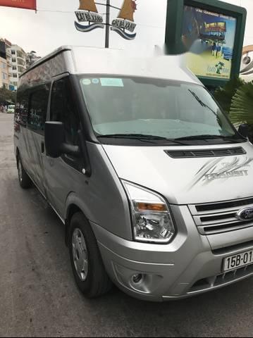 Chính chủ bán lại xe Ford Transit sản xuất 2015, màu bạc 