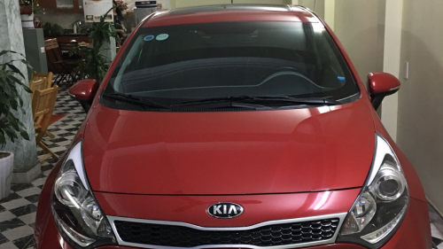 Bán xe Kia Rio AT năm 2015, màu đỏ, nhập khẩu nguyên chiếc 