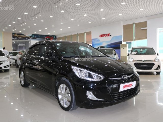 Bán xe Hyundai Accent 1.4MT 2015, màu đen, nhập khẩu, giá 458tr