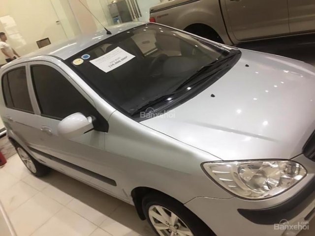 Bán xe Hyundai Getz 1.1 MT đời 2009, màu bạc, nhập khẩu Hàn Quốc