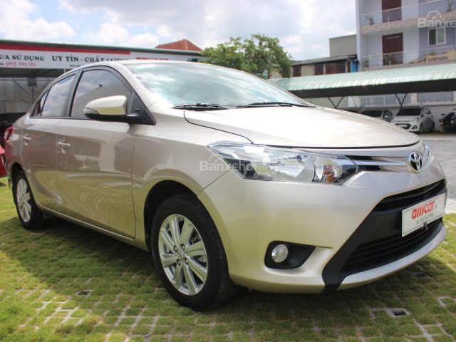 Cần bán xe Toyota Vios E 1.5MT năm sản xuất 2018, màu vàng