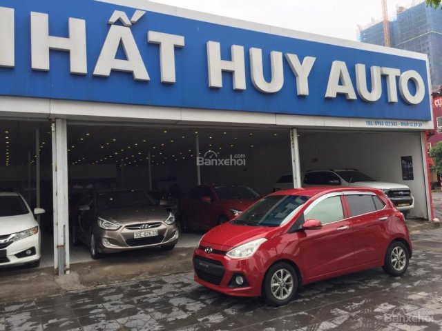 Bán xe Hyundai Grand i10 1.0 MT sản xuất 2015, màu đỏ, nhập khẩu giá cạnh tranh