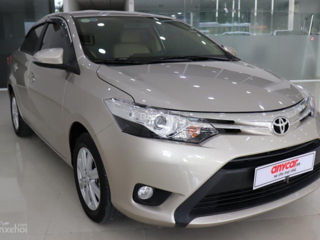 Bán Toyota Vios G 1.5AT đời 2017, màu vàng, giá 565tr