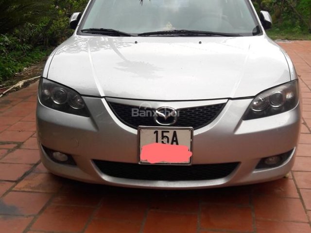 Bán Mazda 3 đời 2004, màu bạc, số tự động