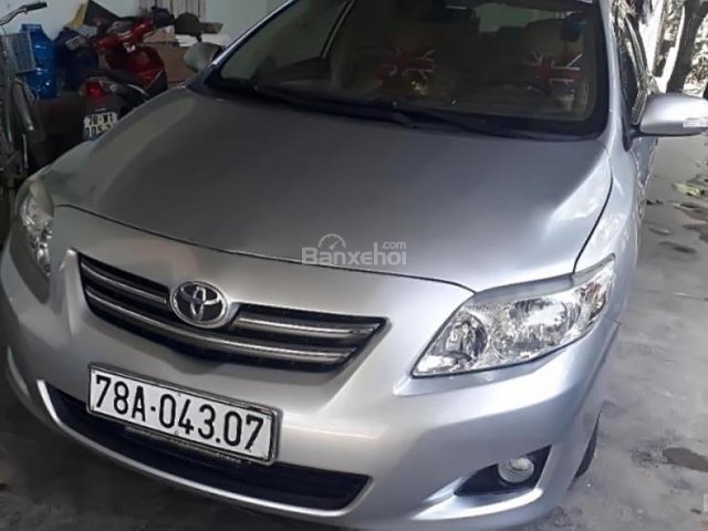 Bán lại xe Corolla Altis 2008 màu bạc, xe chuẩn bao lỗi, trang bị đầy đủ0