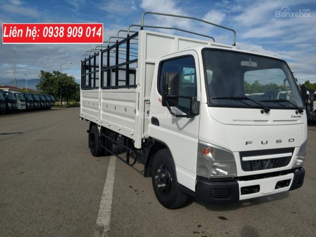 Bán xe tải Mitsubishi Fuso Canter 4.99 tải trọng 2.2 tấn, đời 2018 Euro 4 tại Thaco Long An, Tiền Giang, Bến Tre