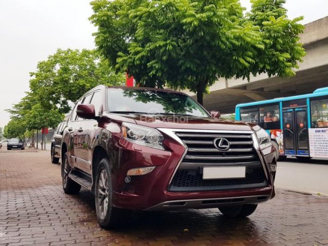 Bán Lexus Gx460 màu đỏ đun, sản xuất 2015