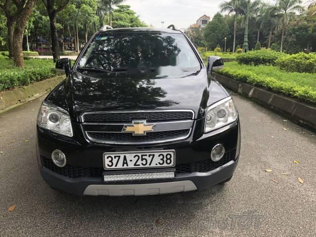 Bán Chevrolet Captiva sản xuất 2008, màu đen, xe nhập, 275 triệu