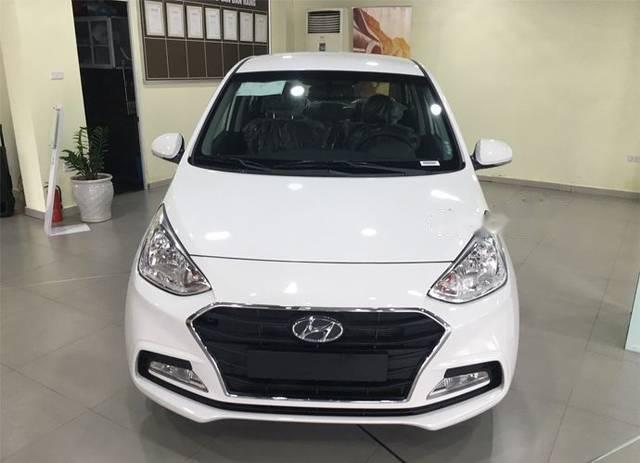 Cần bán Hyundai Grand i10 1.2 2018, màu trắng, giá tốt