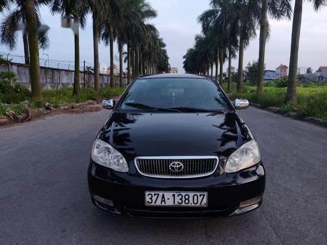 Bán Toyota Corolla đời 2003, màu đen, giá tốt