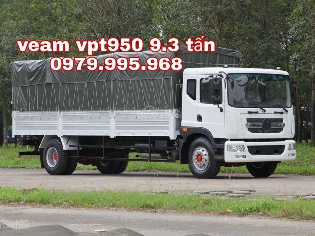 Bán xe Veam VPT950 9.3 tấn, cabin kép, thùng dài 7.6m, tiêu chuẩn Euro 4, giá rẻ