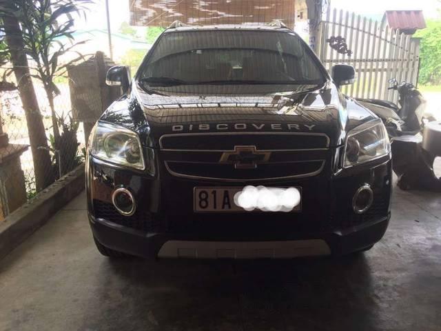 Cần bán Chevrolet Captiva đời 2008, màu đen, giá tốt