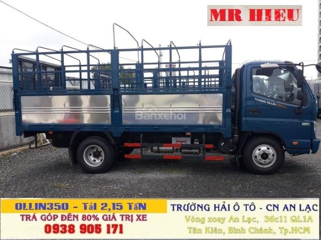 Bán xe Ollin 350, đời 2018, khí thải Euro 4, thùng dài 4,4m tải 2,15 chạy trong thành phố