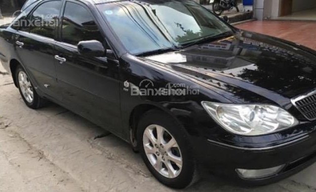 Bán ô tô Toyota Camry 2.4G sản xuất 2005, màu đen, giá chỉ 420 triệu