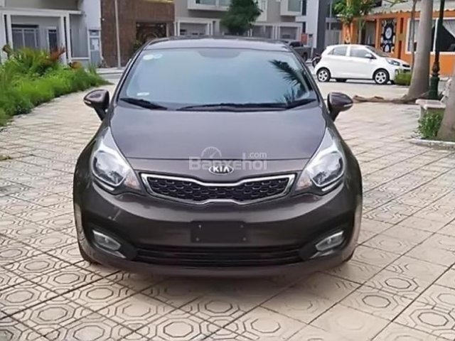 Bán Kia Rio 1.4 AT sản xuất 2014, màu nâu, xe nhập 