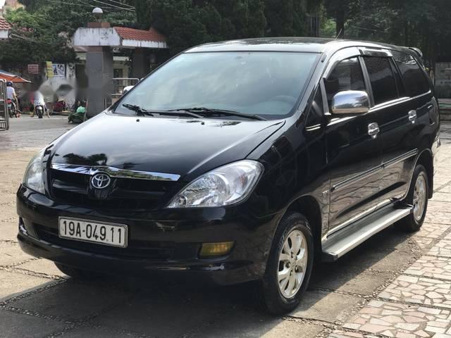 Cần bán lại xe Toyota Innova G năm 2007, màu đen chính chủ