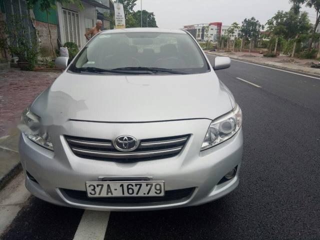 Bán xe Toyota Corolla Altis đời 2009, màu bạc, nhập khẩu 