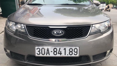 Bán xe Kia Cerato 1.6 AT 2010, màu xám, xe nhập