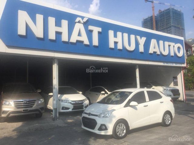 Bán Hyundai Grand i10 1.25 MT sản xuất năm 2016, màu trắng, nhập khẩu