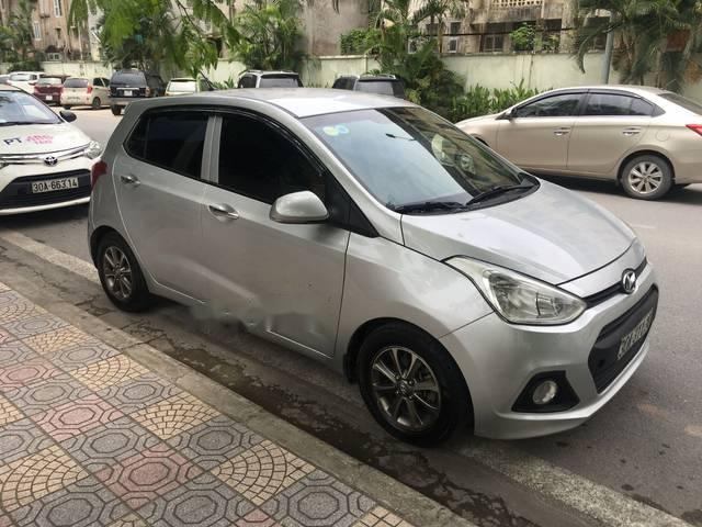 Bán Hyundai Grand i10 đời 2014, màu bạc, bản đủ