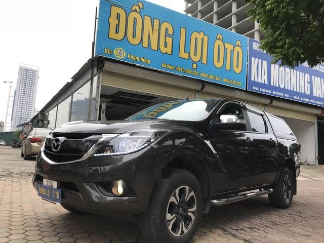 Cần bán lại xe Mazda BT 50 AT sản xuất năm 2016, màu đen, 1 cầu, máy dầu